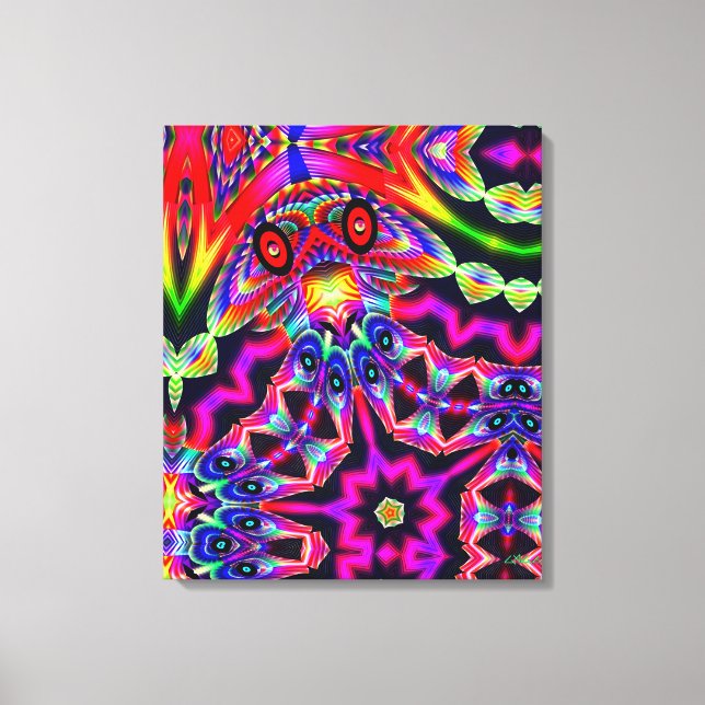 Detroit Cop Beats Off Two Men Canvas Print (Front)