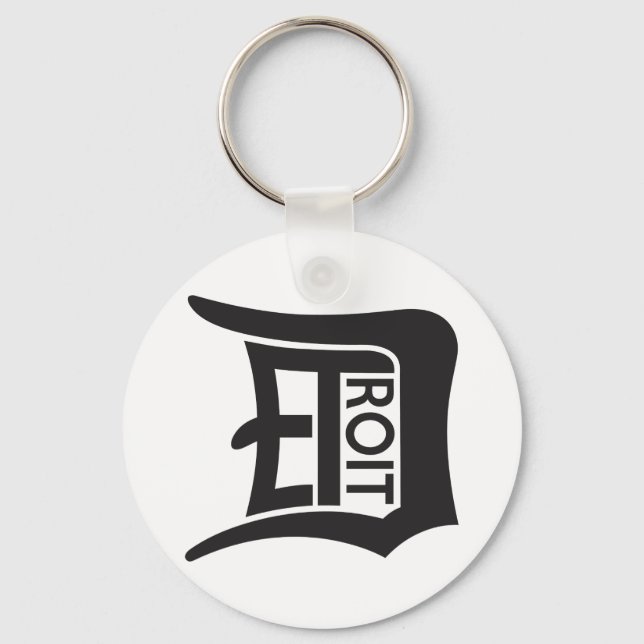 Detroit D Keychain (Front)