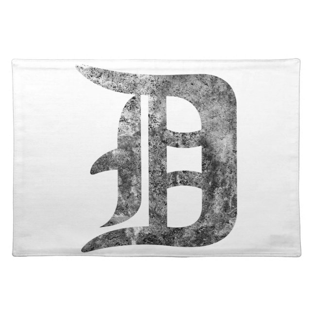Detroit D wash Placemat (Front)