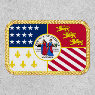 Detroit Flag Patch