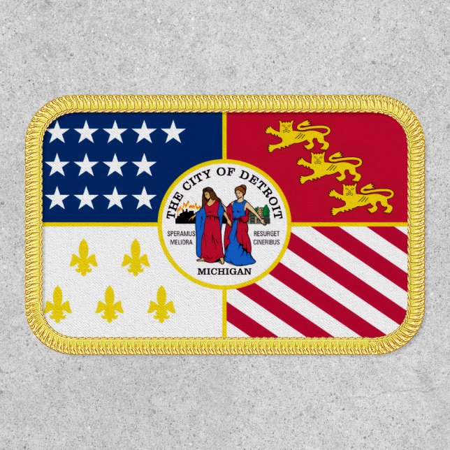 Detroit Flag Patch (Front)
