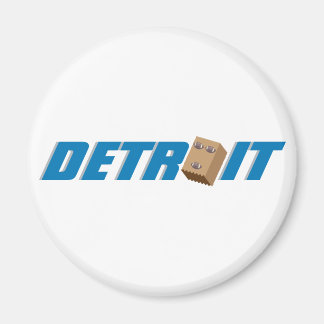 Detroit Football Magnet