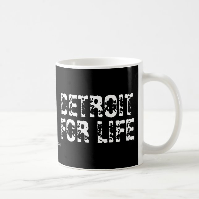 Detroit For Life Coffee Mug (Right)