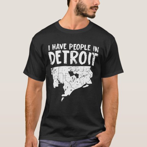 Detroit Gift Funny Michigan Is Home T_Shirt