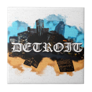 Detroit Graffiti Tile