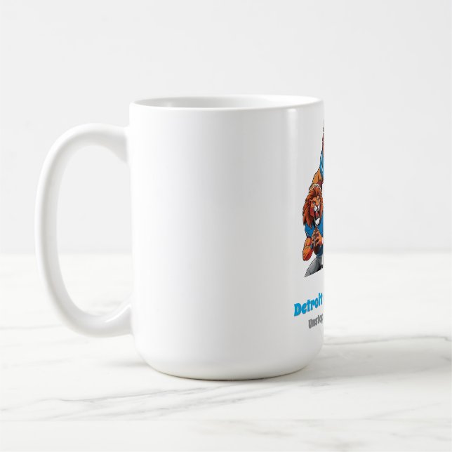 Detroit Grit Lions Pride  Coffee Mug (Left)