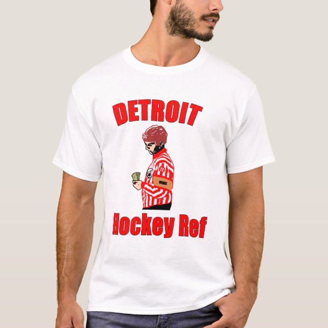 Detroit Hockey Ref T-Shirt (Front)