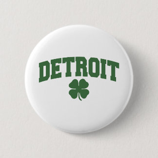 Detroit (Irish Shamrock) Button