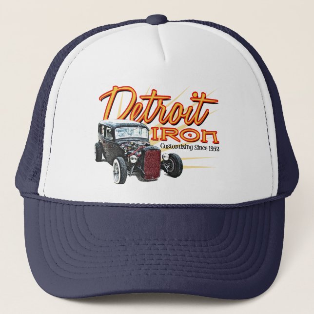 Detroit Iron Trucker Hat (Front)