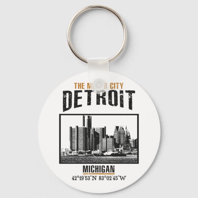Detroit Keychain (Front)