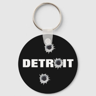 Detroit Keychain