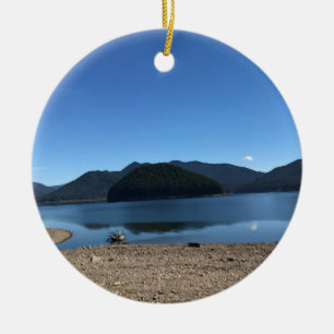Detroit Lake, Oregon Ceramic Ornament