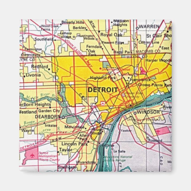 Detroit Magnet (Front)