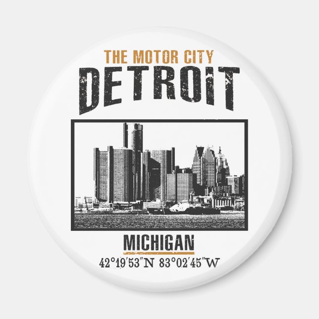 Detroit Magnet (Front)