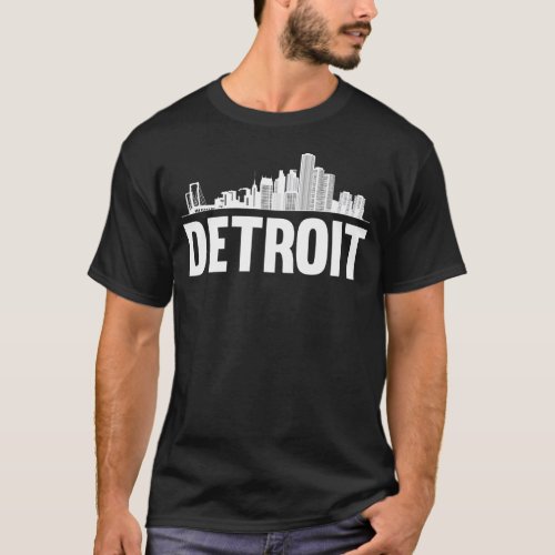 Detroit Men Woman And Children Classic Graphic T_Shirt