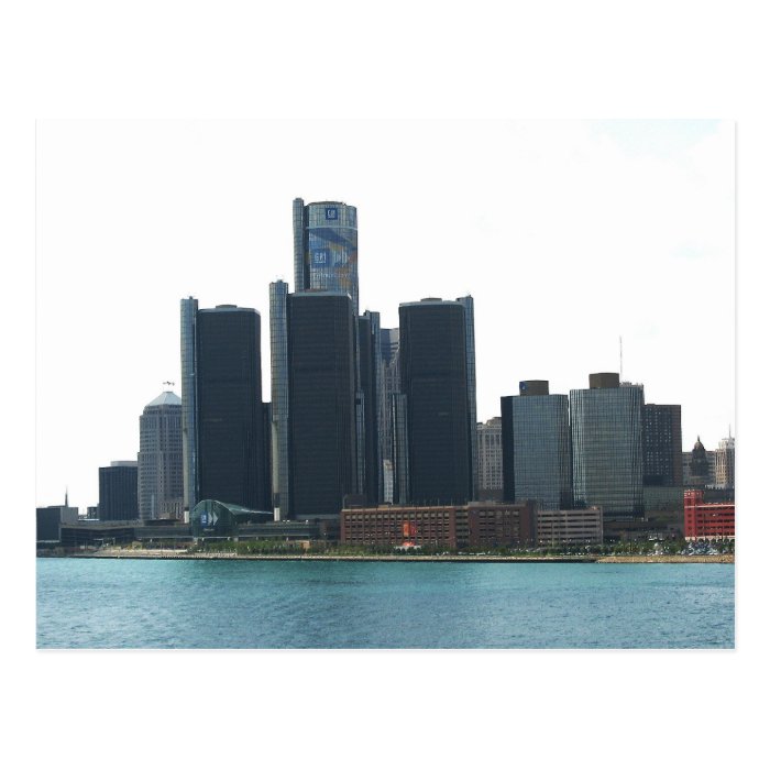 Detroit, MI skyline Postcard