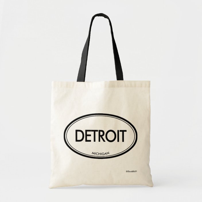 Detroit, Michigan Canvas Bag