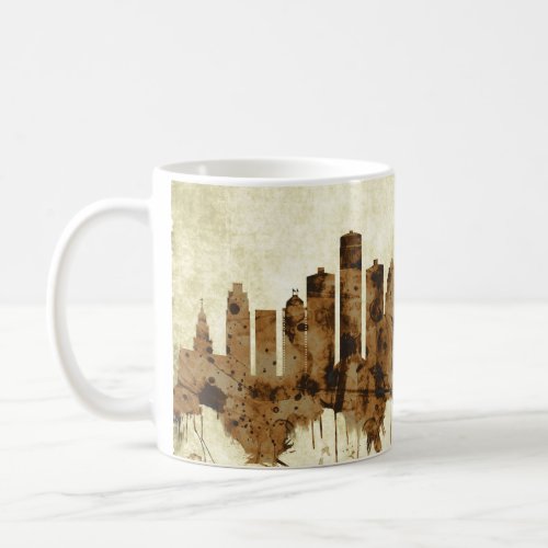 Detroit Michigan Cityscape Coffee Mug