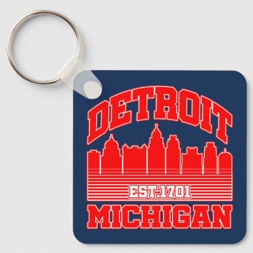 DetroitMichigan Keychain