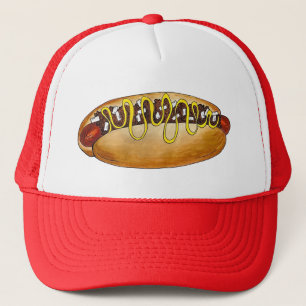 Detroit Michigan MI Coney Island Hot Dog Hotdog Trucker Hat