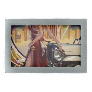 Detroit, Michigan Motor City Belt Buckle