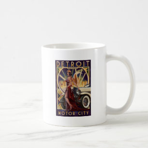 Detroit, Michigan Motor City Coffee Mug