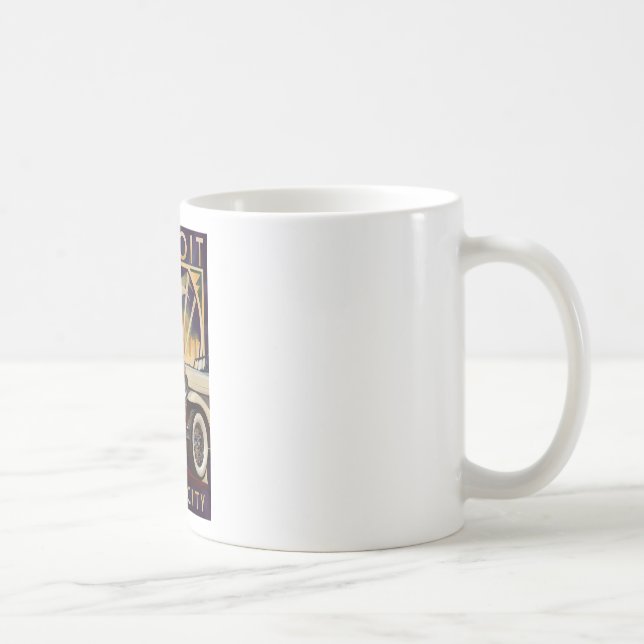 Detroit, Michigan | Motor City Coffee Mug (Right)