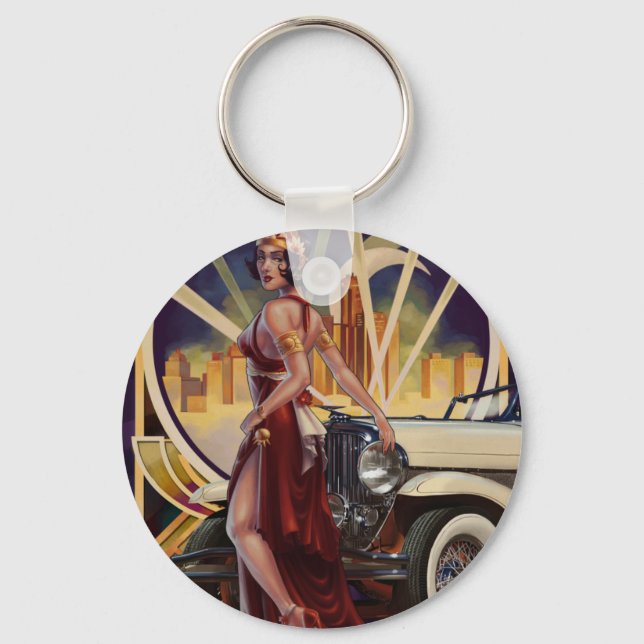 Detroit, Michigan | Motor City Keychain (Front)