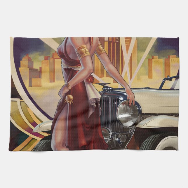 Detroit, Michigan | Motor City Towel (Horizontal)