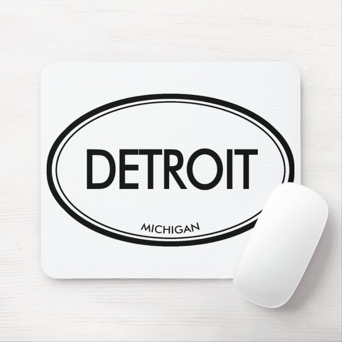 Detroit, Michigan Mousepad