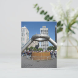 Detroit Michigan Postcard Zazzle
