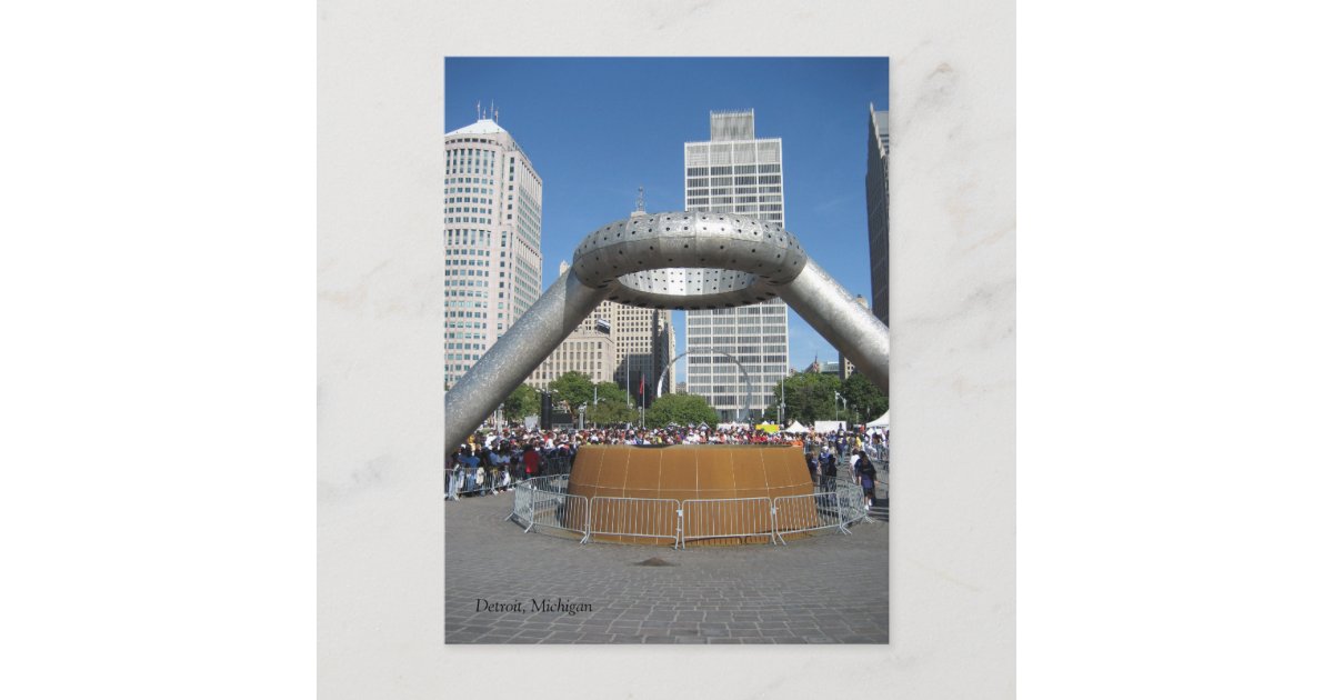 Detroit Michigan Postcard Zazzle