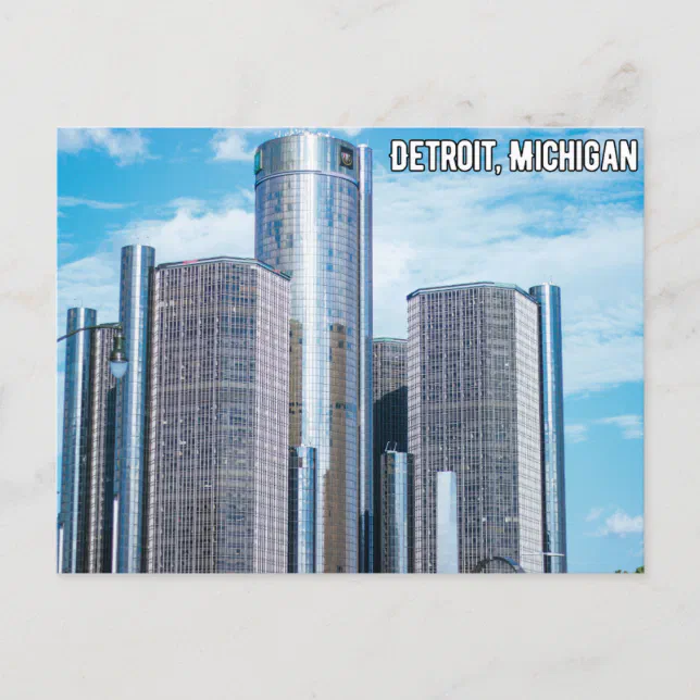 Detroit Michigan Postcard Zazzle