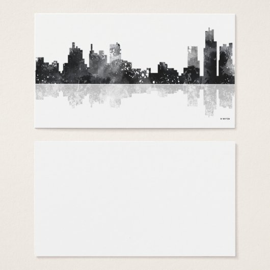DETROIT, MICHIGAN SKYLINE (Front & Back)