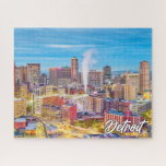 Detroit, Michigan, USA Jigsaw Puzzle<br><div class="desc">This scenic jigsaw puzzle features a photograph of the beautiful city of Detroit,  Michigan. This puzzle would make a truly wonderful gift idea for friends and family.</div>