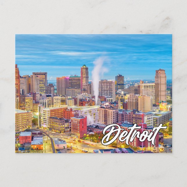 Detroit, Michigan, USA Postcard (Front)