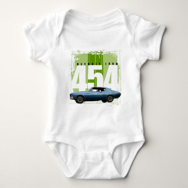 Detroit Muscle Chevelle Baby Bodysuit (Front)