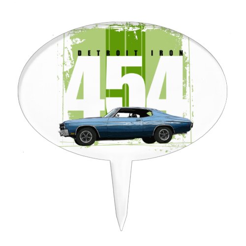 Detroit Muscle Chevelle Cake Topper