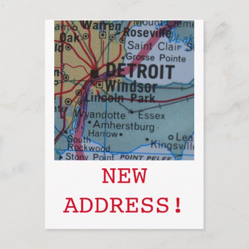 Detroit New Address announcement