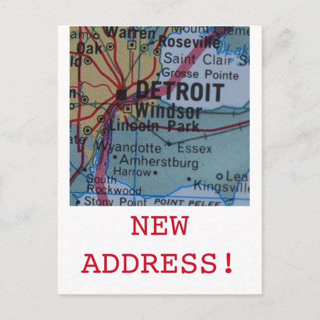 Detroit New Address announcement (Front)