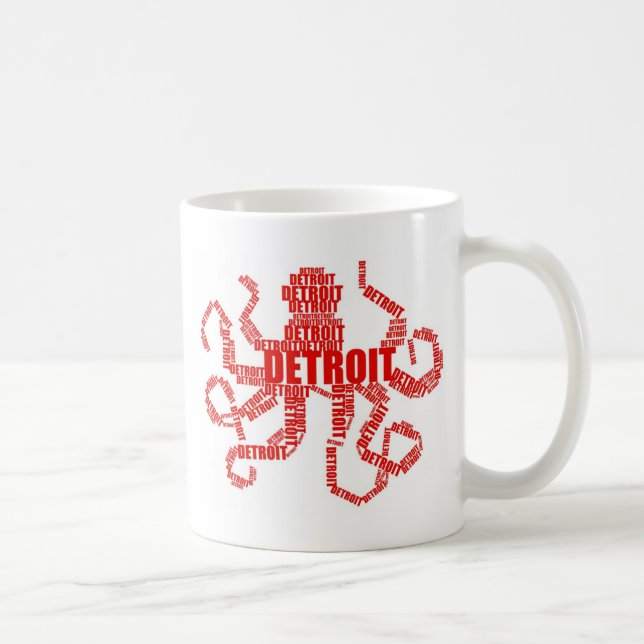 Detroit Octopus Coffee Mug (Right)