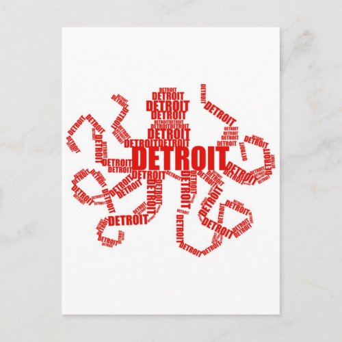 Detroit Octopus Postcard