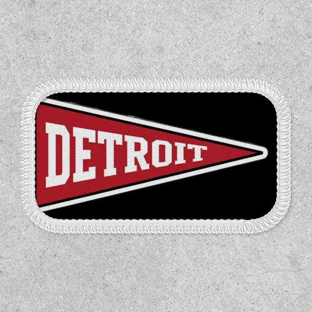 Detroit Pennant Patch (Front)