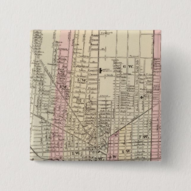 Detroit Pinback Button (Front)