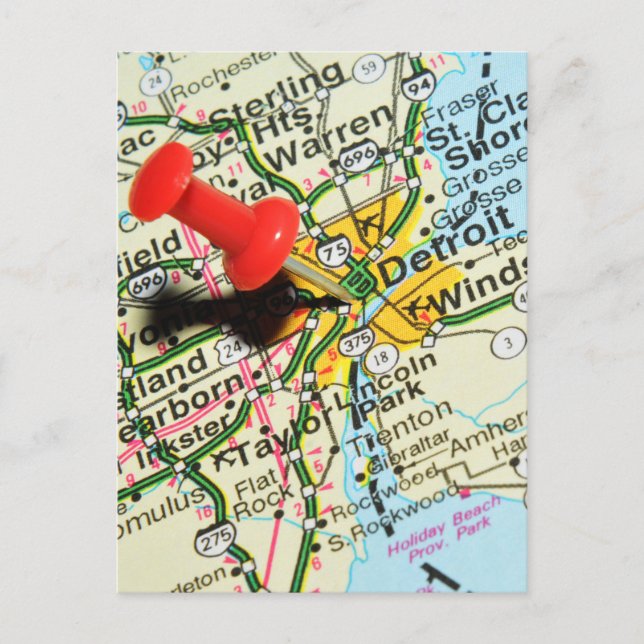 Detroit Postcard (Front)
