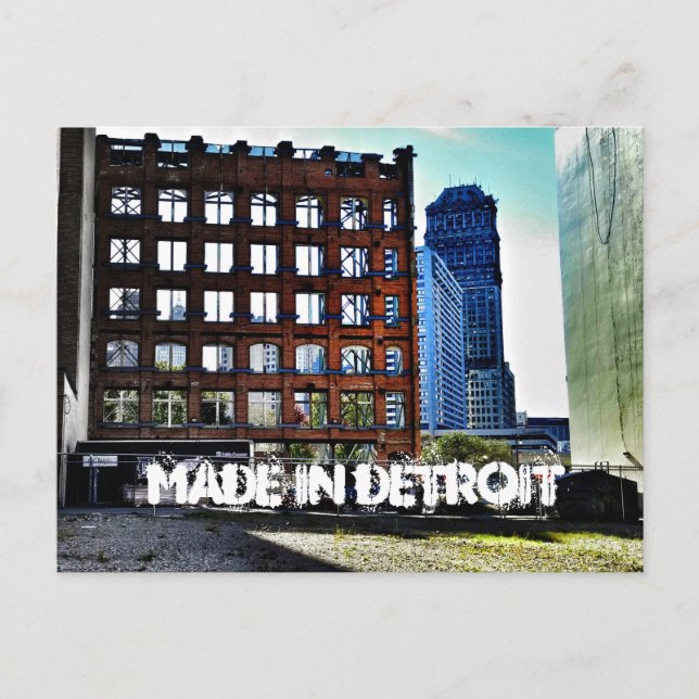 Detroit Postcard (Front)