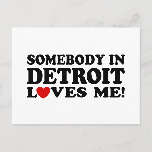 Detroit Postcard (Front)