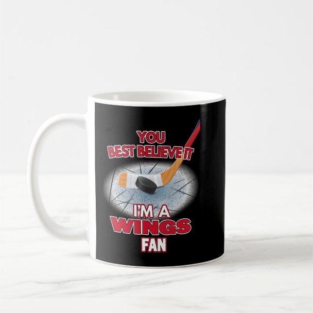 Detroit Red Wings Fan   Hockey Essential T Shirt Coffee Mug (Left)