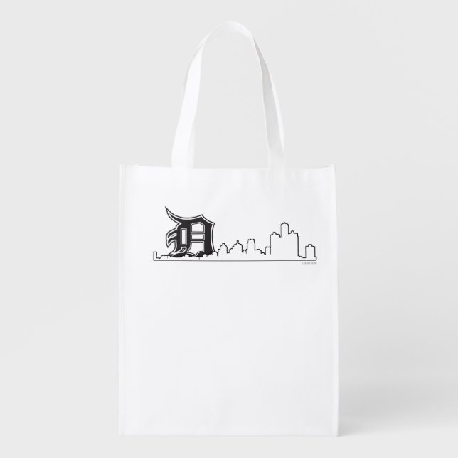 Detroit Rising reusable shopping bag by Markham (Front)