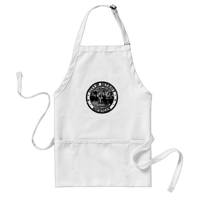 Detroit Seal Adult Apron (Front)